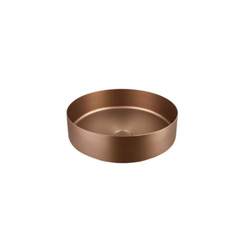 Sani Royal Waskom RVS Geborsteld Brons 40x40x12 cm, Doe-het-zelf en Verbouw, Sanitair