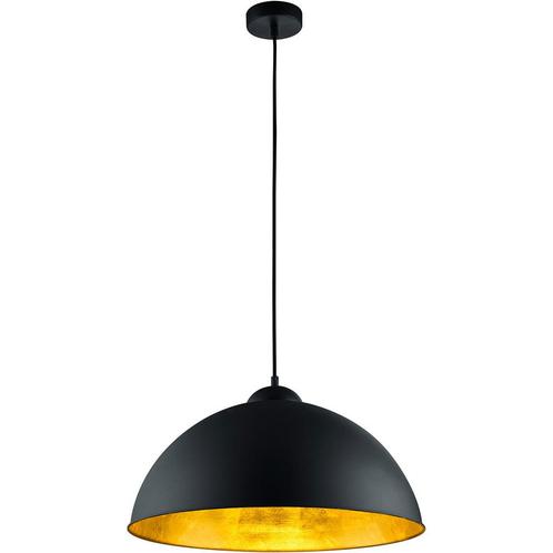 LED Hanglamp - Trion Romy - E27 Fitting - Rond - Mat Zwart, Huis en Inrichting, Lampen | Hanglampen, Nieuw, Metaal, Ophalen of Verzenden