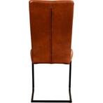 Leren eetkamerstoel Dare - Granada Savannah (cognac) - Sled, Huis en Inrichting, Stoelen, Overige kleuren, Nieuw, Leer, Ophalen of Verzenden
