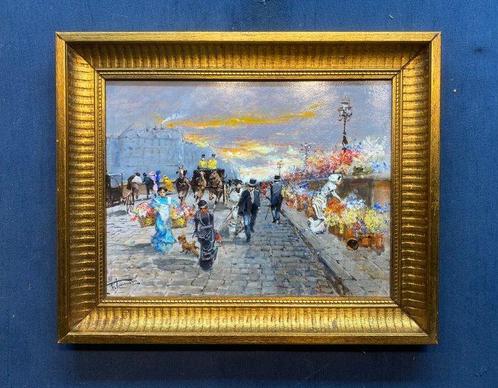 Francesco Tammaro (1939) - Primavera Parigina, Antiek en Kunst, Kunst | Schilderijen | Klassiek