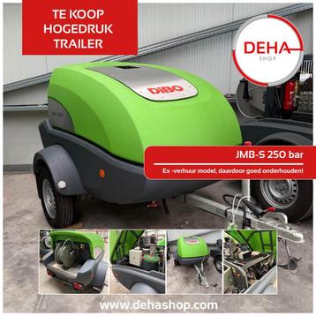 Ex-verhuur DiBO hogedruktrailer JMB-S 250/15 T beschikbaar voor biedingen