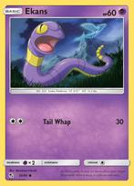 Ekans 26/68 Hidden Fates, Hobby en Vrije tijd, Verzamelkaartspellen | Pokémon, Ophalen of Verzenden, Nieuw, Losse kaart, Foil