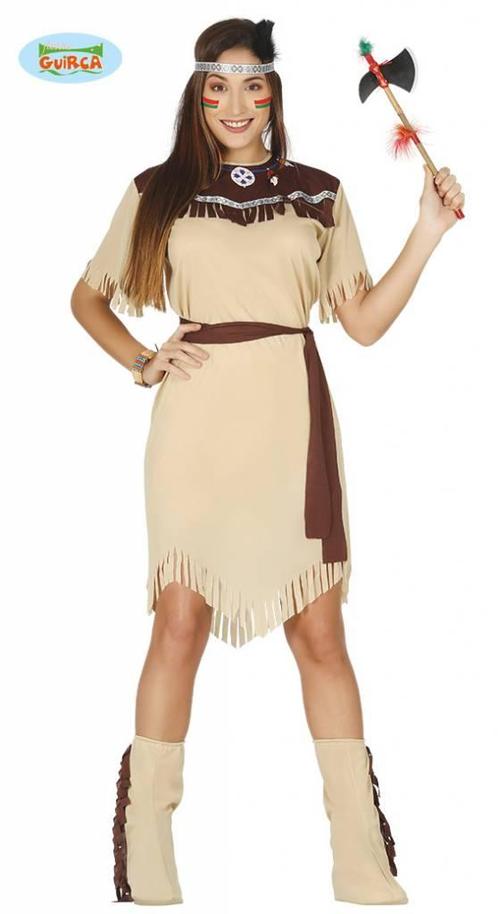 Vrouwelijk indianen kostuum, Kleding | Dames, Carnavalskleding en Feestkleding, Nieuw, Ophalen of Verzenden