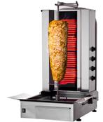 GGM Gastro | Elektrische Gyros-/ Döner grill - 4 branders -, Verzenden