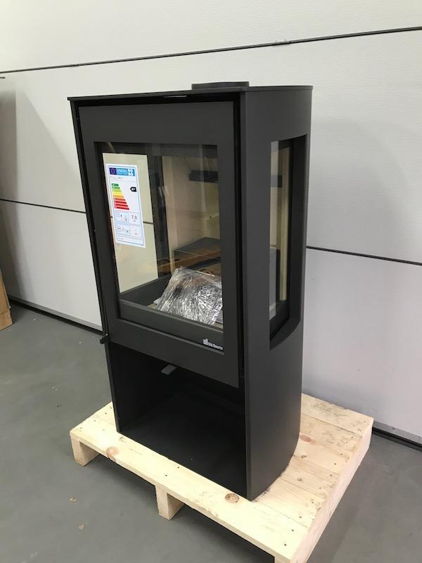 UIT VOORRAAD LEVERBAAR Dik Geurts Kalle houtkachel A+ kachel, Huis en Inrichting, Kachels, Houtkachel, Vrijstaand, Nieuw, Hout