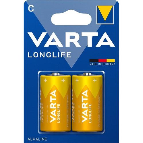 Varta C (LR14) Longlife batterijen - 2 stuks in, Doe-het-zelf en Verbouw, Elektra en Kabels, Ophalen of Verzenden