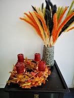 Metalen frame kandelaar koperkleurig voor 4 grote kaarsen, Huis en Inrichting, Ophalen of Verzenden, Nieuw