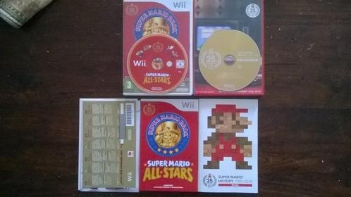 Super Mario All-Stars met muziek CD  history boekje (wii, Spelcomputers en Games, Games | Nintendo Wii U, Zo goed als nieuw, Ophalen of Verzenden