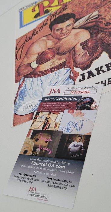 Boxe - Jake LaMotta - Foto, Verzamelen, Overige Verzamelen