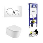 Geberit UP320 Toiletset Sani Royal Easy Flush Slim Rimfree, Doe-het-zelf en Verbouw, Sanitair, Nieuw