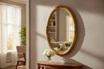 Spiegel - Verguld hout - ovalvormig