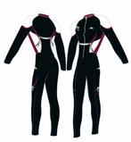 Stylist thermo schaatspak zwart rood MET CAP, Nieuw, Verzenden