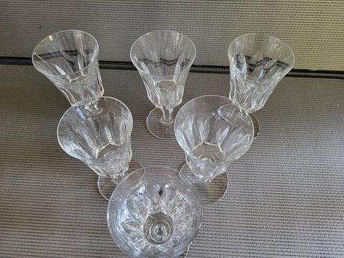 Baccarat - Wijnglas (6) - Polignac - geslepen kristal - 6, Antiek en Kunst, Antiek | Meubels | Tafels