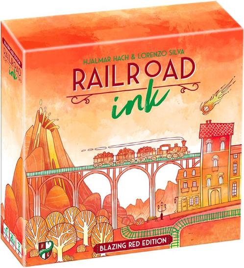 Railroad Ink - Blazing Red Edition | Horrible Guild -, Hobby en Vrije tijd, Gezelschapsspellen | Bordspellen, Nieuw, Verzenden