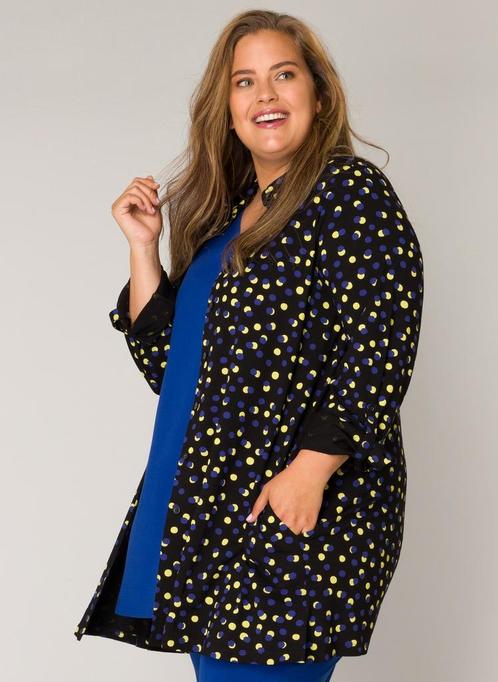 COLLETTA blouse stippen print Maat:, Kleding | Dames, Blouses en Tunieken, Overige kleuren, Nieuw, Verzenden