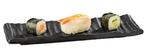 Sushi Bord Zwart Melamine | 24x8x2cm, Verzenden