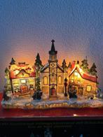 Kerstdecoratie - Hars - Kerstdorp met lichtjes, Diversen, Nieuw
