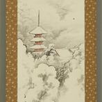 My-in Temple in Snow with Original Box (Tomobako) - Sato