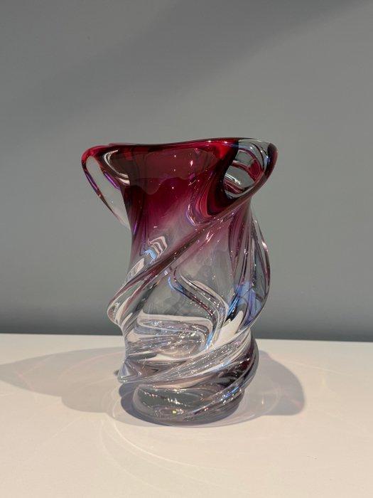 Val Saint Lambert - Vaas - Conque - Kristal, Antiek en Kunst, Antiek | Glas en Kristal
