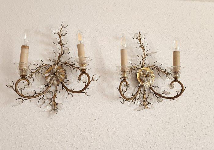 In the manner of Maison Baguès - Wallchiere (2) - Glas,, Antiek en Kunst, Antiek | Meubels | Stoelen en Banken