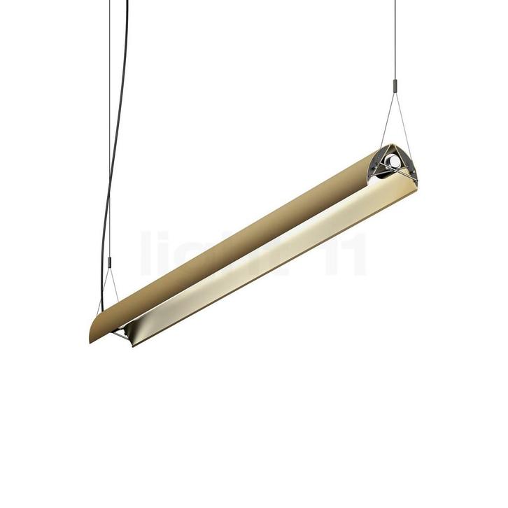Belux UpDown Hanglamp LED, goud - 126 cm - Casambi, Huis en Inrichting, Lampen | Hanglampen, Nieuw, Verzenden