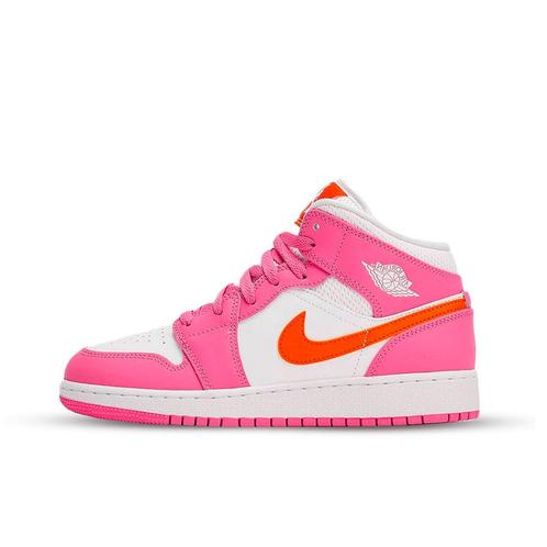 -9% Nike  Nike Air jordan 1 mid pinksicle safety orange (gs), Kleding | Dames, Schoenen, Roze, Nieuw, Verzenden