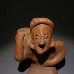 Colima, aan de westkust van Mexico Terracotta Zittende