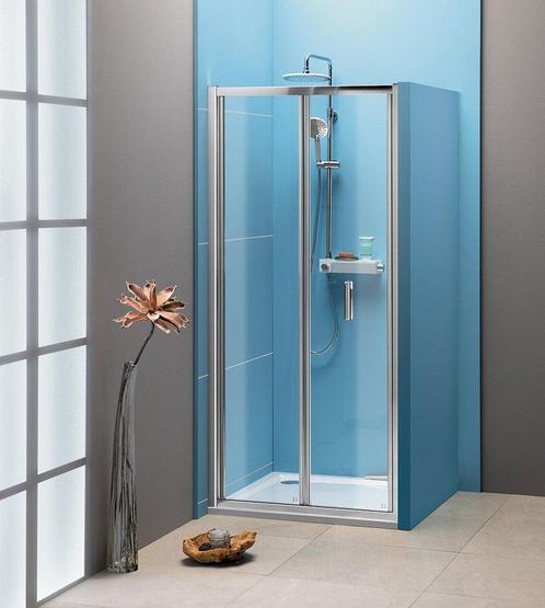 Polysan Easy Line vouwbare douchedeur 90x190 cm chroom, Doe-het-zelf en Verbouw, Sanitair, Ophalen of Verzenden