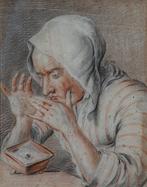 Hollandse School (XVIII) - Portret van een Heer - NO RESERVE, Antiek en Kunst