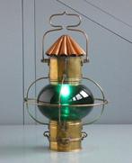 Ships cabin light, Anchor lamp - Koper, Metaal, Groen Glas