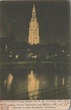 BREDA - Groote Verlichting van Breda, Verzamelen, Ansichtkaarten | Nederland, Gelopen, Verzenden