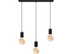 Calex Retro Plafondlamp - 3x E27 - Hanglamp Industrieel - 10, Verzenden, Nieuw