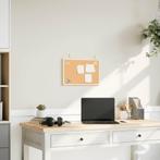 vidaXL Kurkbord met massief grenenhouten frame 40x30 cm, Verzenden, Nieuw in verpakking
