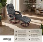 2dekans | tectake® TV-Fauteuil met Kruk - Verstelbare, Huis en Inrichting, Fauteuils, Ophalen of Verzenden, Gebruikt