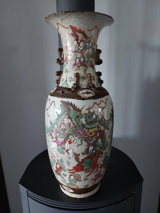 Vaas - Porselein - China - Grote vaas NANKING 59 cm, Antiek en Kunst, Antiek | Overige Antiek