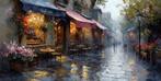 CoCo - Cafe in the Rain - XXL, Antiek en Kunst