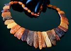 Amber Ketting - Vintage Echte Barnsteen Ketting - Rauwe, Verzamelen
