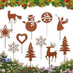 Kerstdecoratie voor Buiten en Binnen - Set van 11 - Metalen, Diversen, Kerst, Verzenden, Nieuw
