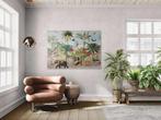 Decoratief paneel van katoenweefsel - 120x140 cm - Sierlijk