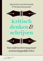 Boek Kritisch denken & schrijven 9789046905388, Verzenden, Zo goed als nieuw