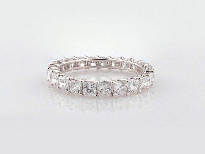 Ring - 14 karaat Witgoud - 2.47ct. tw. Diamant (Lab-grown), Sieraden, Tassen en Uiterlijk, Ringen