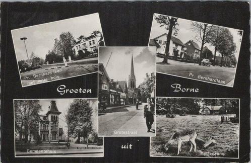 BORNE - Meerluik Groeten uit Borne, Verzamelen, Ansichtkaarten | Nederland, Verzenden