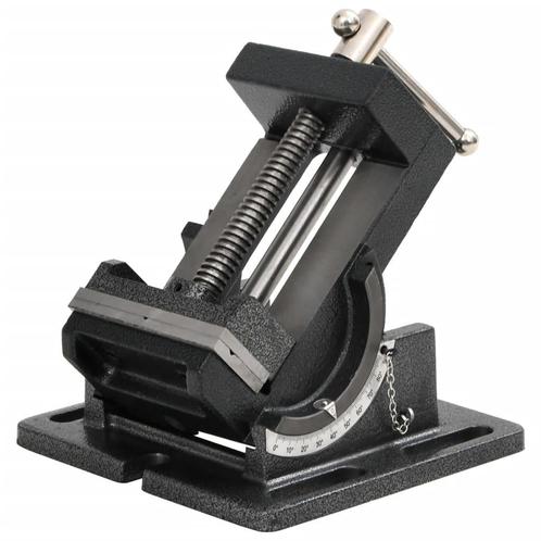 vidaXL Bankschroef kantelbaar handmatig 110 mm, Doe-het-zelf en Verbouw, Gereedschap | Handgereedschap, Nieuw, Verzenden