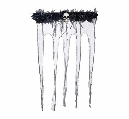 Halloween Deurgordijn Bloemen 1,2m, Hobby en Vrije tijd, Feestartikelen, Nieuw, Verzenden