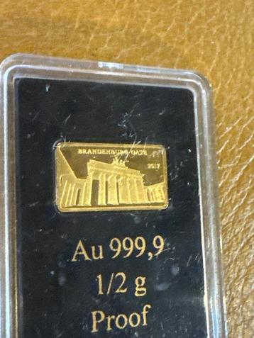 Fiji. 5 Dollars Brandenburger Tor, 0,5g (.999) (Zonder beschikbaar voor biedingen