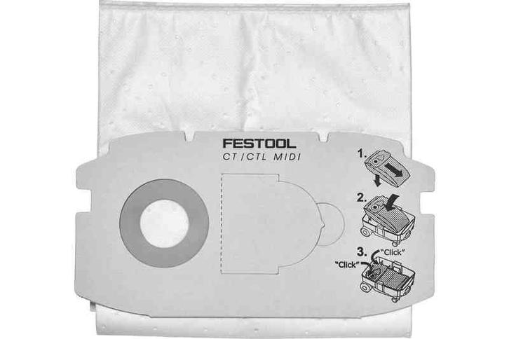 Festool SELFCLEAN filterzak SC FIS-CT MIDI/5 voor MIDI tot e, Doe-het-zelf en Verbouw, Schildersmaterialen, Nieuw, Ophalen of Verzenden