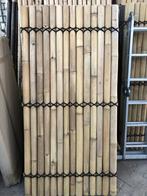 Outlet - Bamboe schutting halfrond - 90 x 180 cm - Naturel -, Verzenden, Nieuw