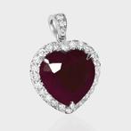 Zonder Minimumprijs - Hanger - 14 karaat Witgoud, IGI 7.05ct, Sieraden, Tassen en Uiterlijk, Antieke sieraden
