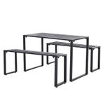 Tuinmeubelset Vaste Set 3-delig. Zitgroep Tuinset 1 X Tafel, Tuin en Terras, Nieuw, Verzenden