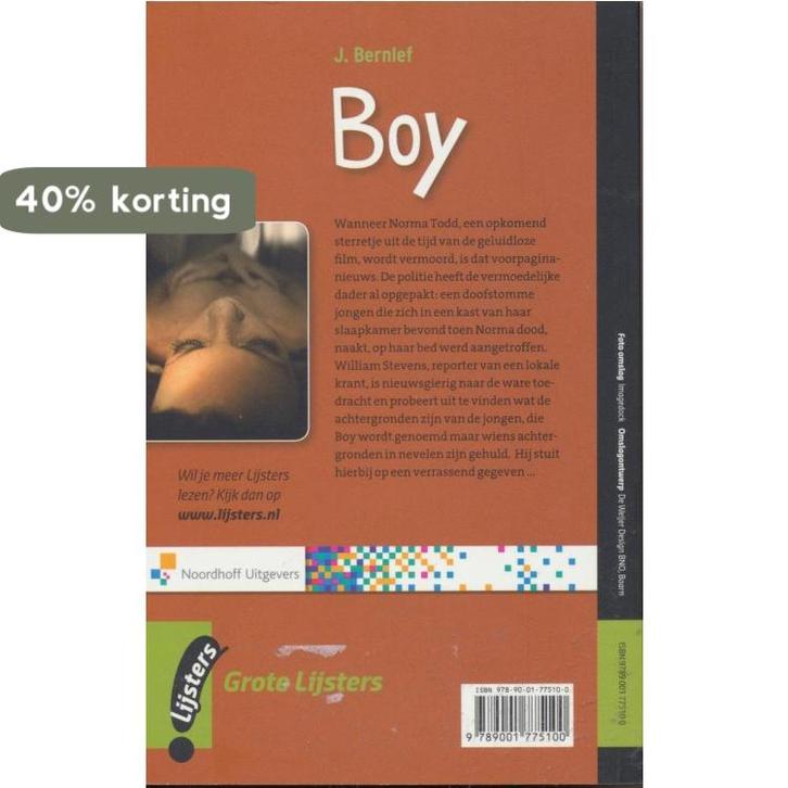 Boy 9789001775100 J. Bernlef, Boeken, Romans, Zo goed als nieuw, Verzenden